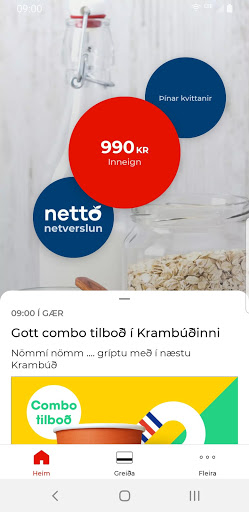 Android application Samkaup screenshort