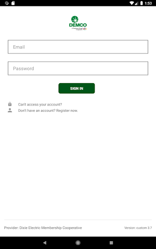 Screenshot of MyDEMCO