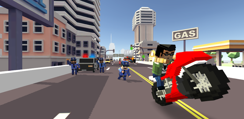 Blocky Moto Racing - мотоциклы