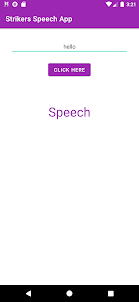 Strikers Speech App