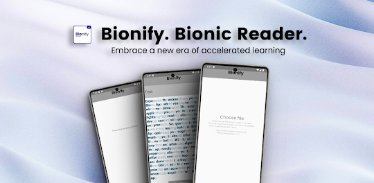 Bionify - Bionic Reading App