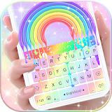 Rainbow Fonts word Keyboard Theme icon