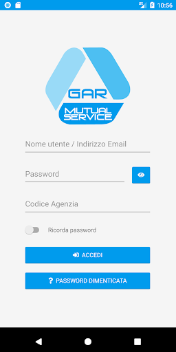 Android application Gruppo Agenti Reale screenshort