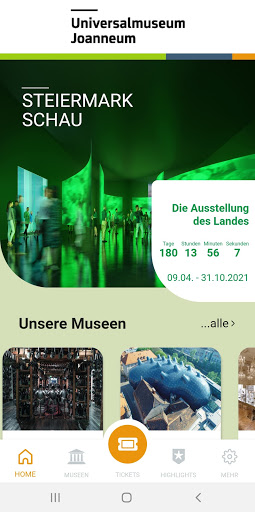 Android application Museum Joanneum App screenshort