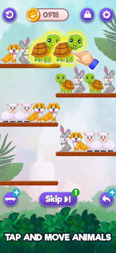 Fluffy Pets Puzzle Color Sort Screen 2