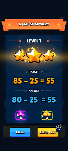 Mathlete Showdown Screen 2