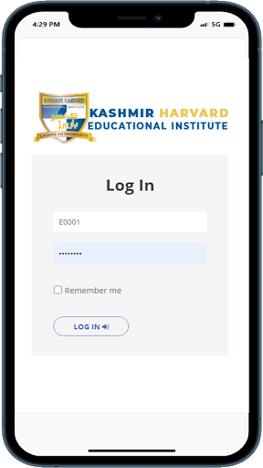 Android application Kashmir Harvard screenshort