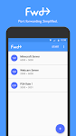 screenshot of Fwd: port forwarder