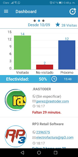 Android application MKF RP3 PAPELESA screenshort