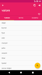 Italian Turkish Offline Dictionary & Translator