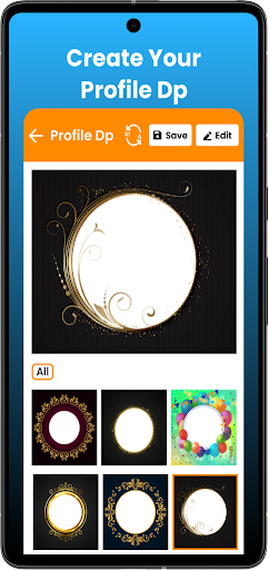 Android application Profile photo:Circle DP Maker screenshort