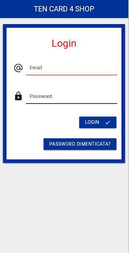 Android application TenCard4Shop screenshort