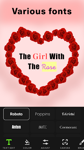 Android application Add text on Photo - TextLab screenshort