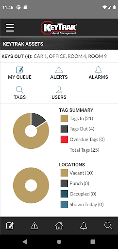 Android application KeyTrak Asset Management screenshort
