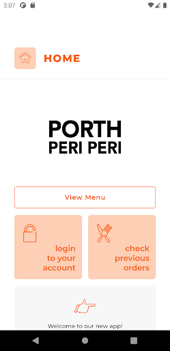 Android application Porth Peri Peri CF39 screenshort