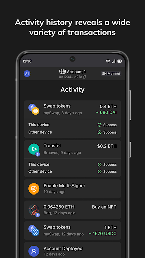 Braavos - Starknet App Wallet 2