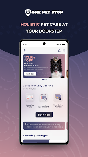 Android application One Pet Stop screenshort