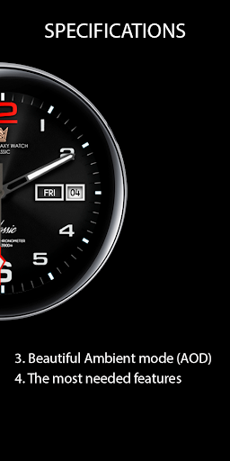 Messa Watch Face BN18 Classic Screen 3