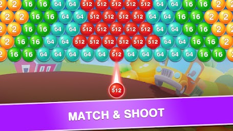 Bubble Shooter 2048 Ball