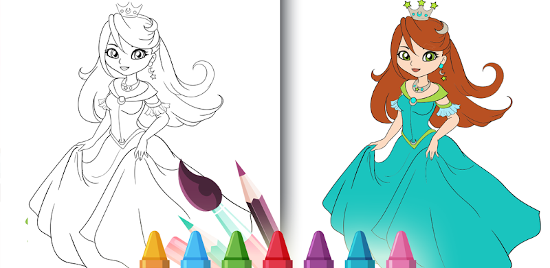 princess coloring book