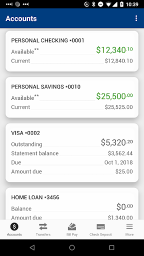 Android application Cass Commercial Bank - Retail screenshort
