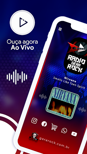 Android application Gera Rock Virtual Shop - Radio screenshort
