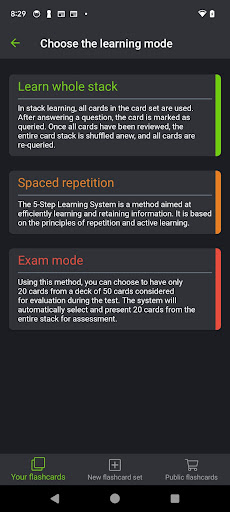 MemoCard - Learn Languages Screen 2