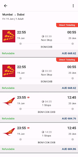 EzYourHolidays Screen 2