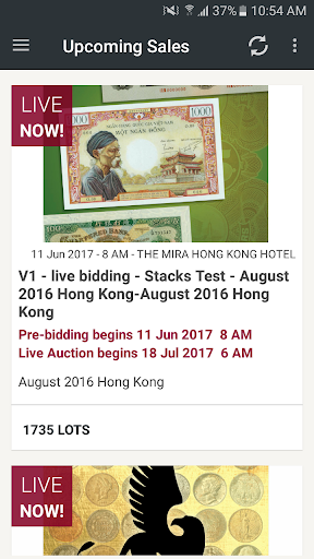 Stack’s Bowers Galleries Screenshot