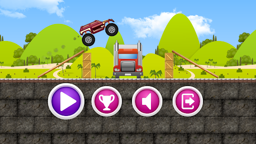 Android application Monster Truck Game screenshort