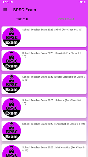 BPSC Exams : TRE, PCS Screen 2