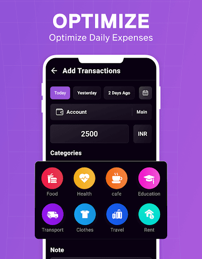 Money Manager and Expenses