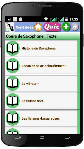 Cours de Saxophone
