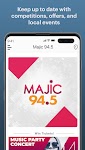 screenshot of Majic 94.5