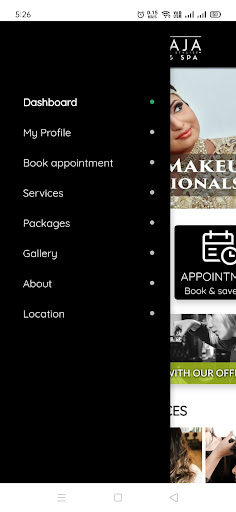 Moraja Salon Screen 2