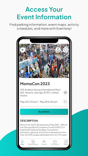 Android application Eventeny screenshort