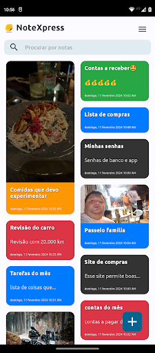 Android application NoteXpress screenshort