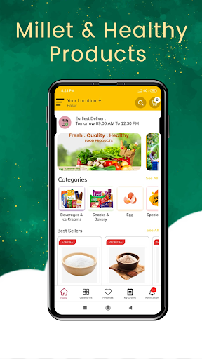 Android application HyBy: Hosur Online Supermarket screenshort
