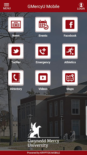Android application GMercyU Mobile screenshort