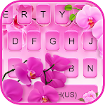 Cover Image of Скачать Lovely Pink Orchid Flowers Key  APK