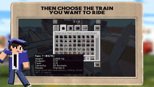 Trains Addon for MCPE