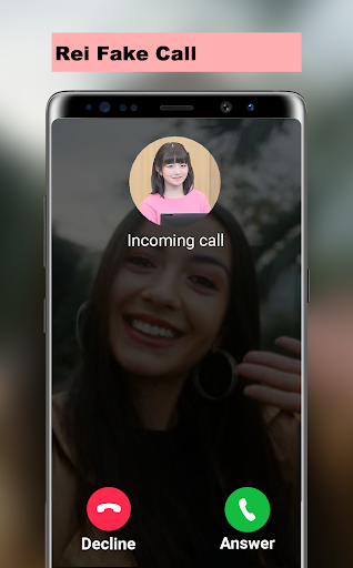 Android application Rei Fake Call screenshort