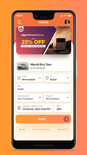 Search Savaari Partner Screen 3