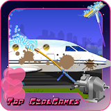 Free Airplane flight clean up icon