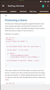 Learn Rust Programming Offline 25.0 APK screenshots 1