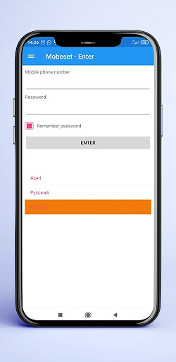 Android application Mobeset Cassa screenshort