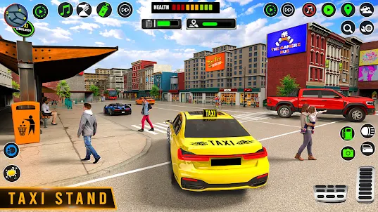 US Taxi Simulator : Car Games