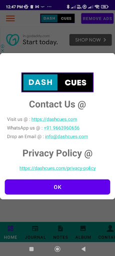 DashCues Screen 2