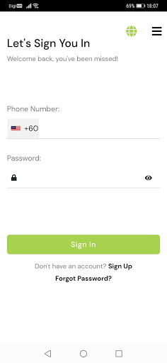 Android application Growcery screenshort