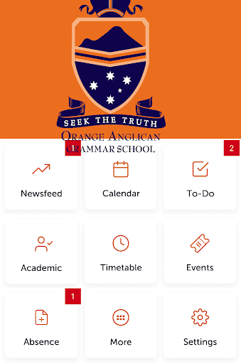 Android application Orange Anglican Grammar School screenshort
